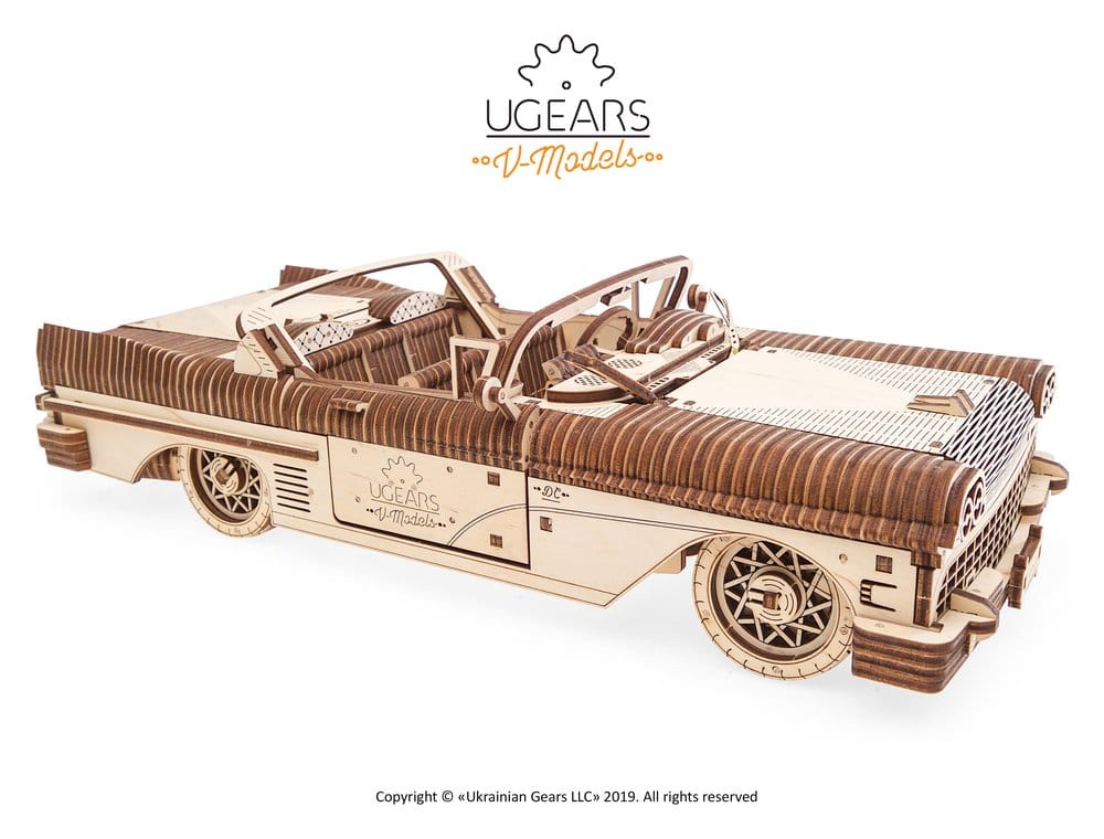 Ugears 3D Wooden Puzzle Dream Cabriolet VM-05