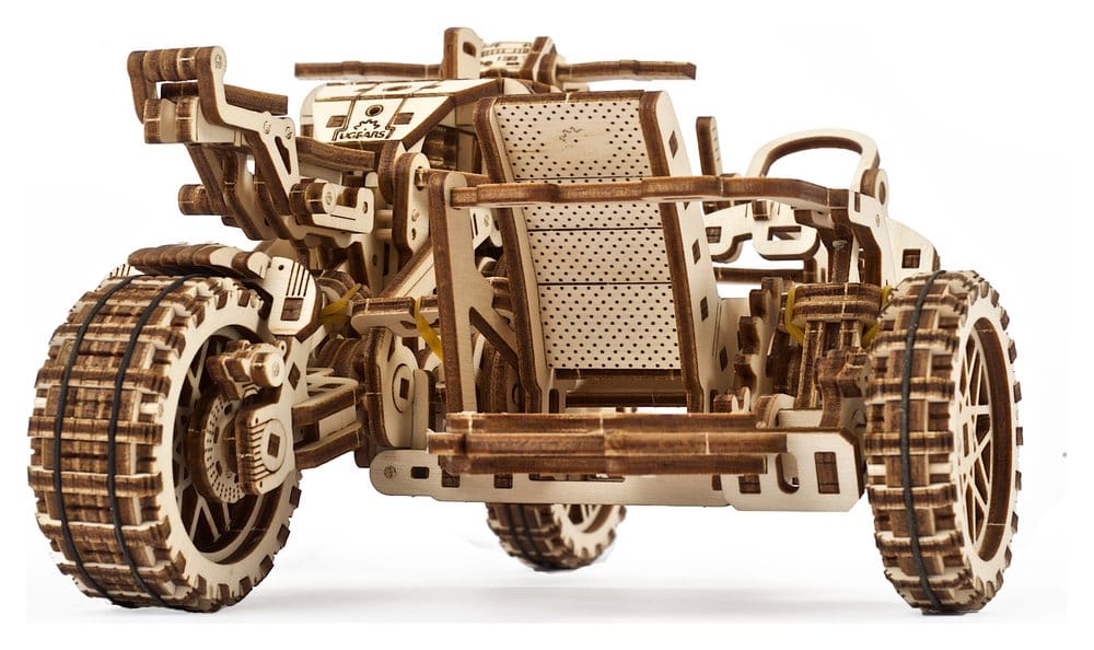 Ugears 3D Wooden Puzzle Scrambler UGR-10 with sidecar