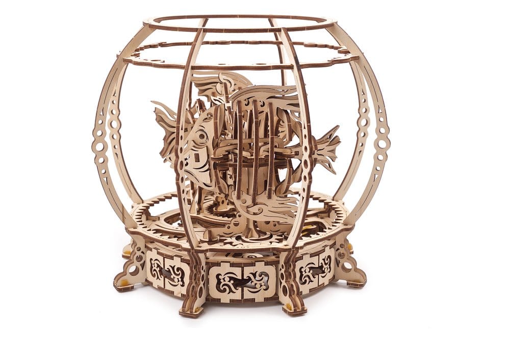 Ugears 3D Wooden Puzzle Mechanical Aquarium