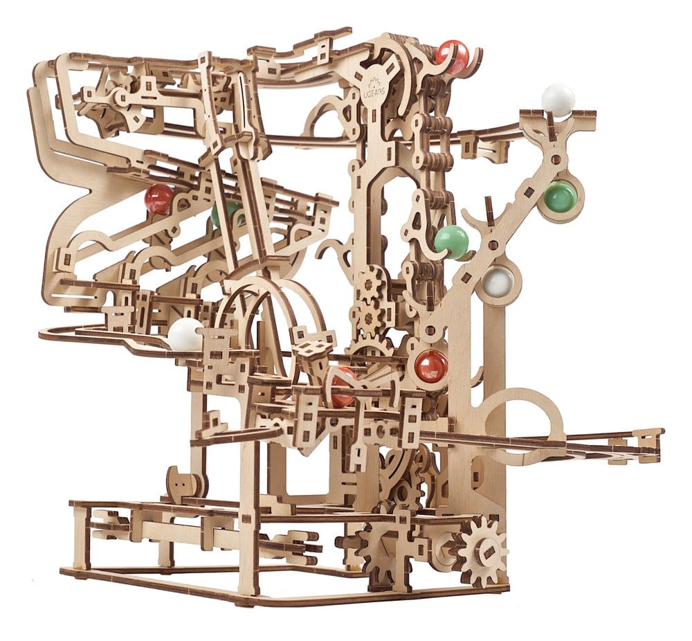 Ugears 3D Wooden Puzzle Marble Run Chain Hoist