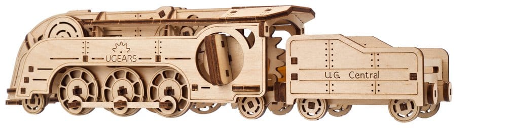 Ugears 3D Wooden Puzzle Mini Locomotive