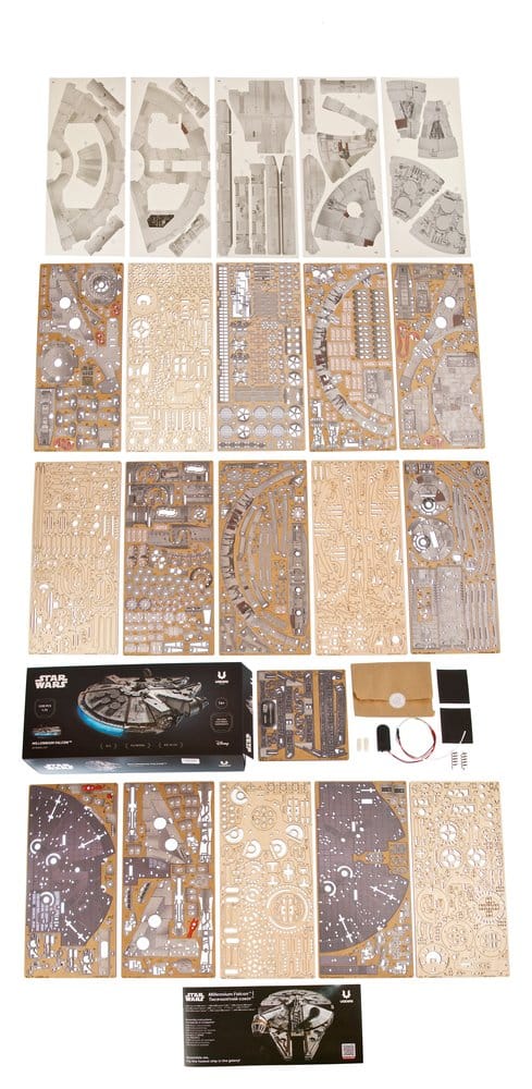 Star Wars 3D Wooden Puzzle Millennium Falcon