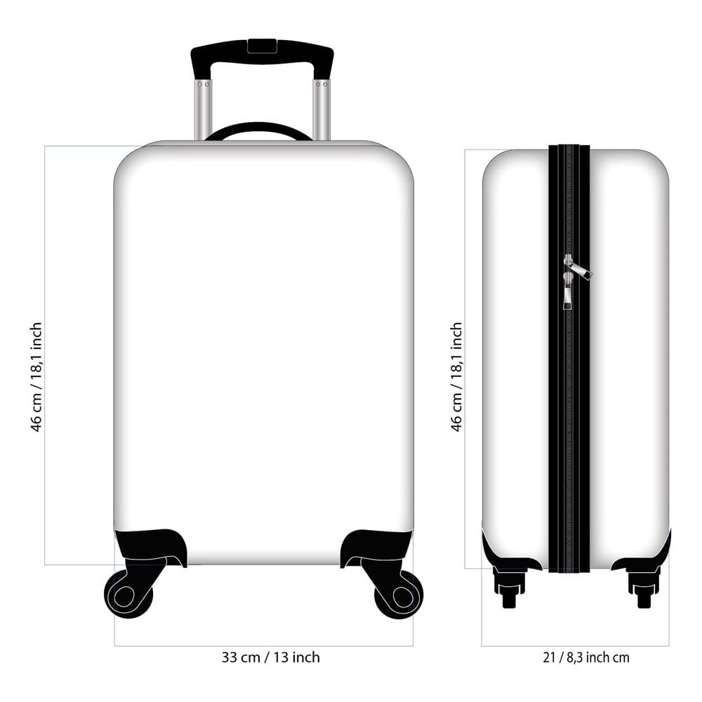 Lilo & Stitch Trolley Suitcase Ohana Forever pink 46 cm