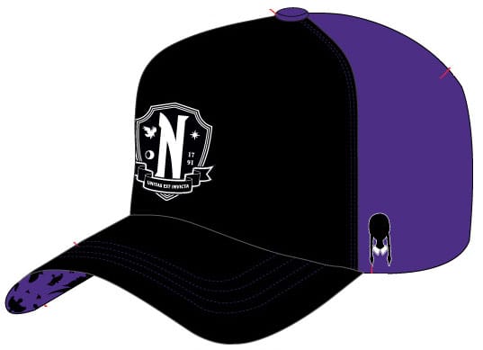 Wednesday Curved Bill Cap Nevermore