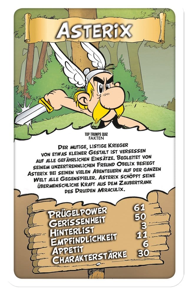 Asterix Card Game Top Trumps *German Version*