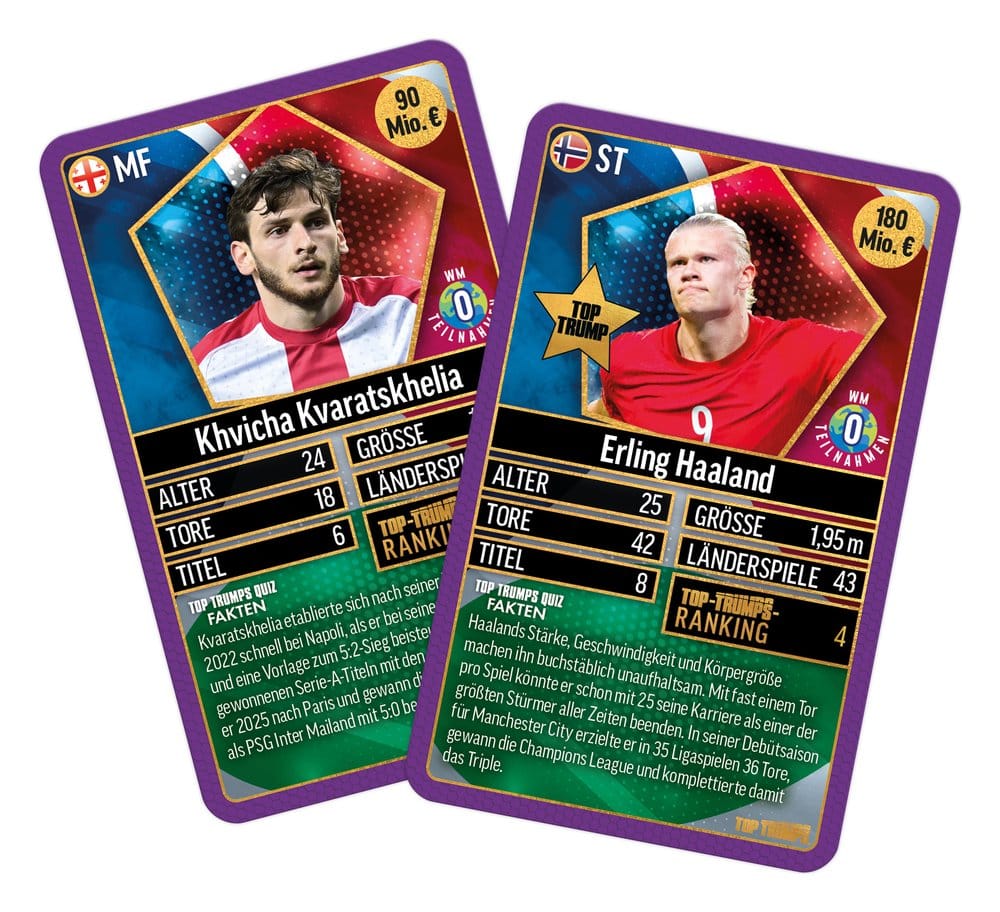 World Football Stars Card Game 200 Pack 4 *German Version*