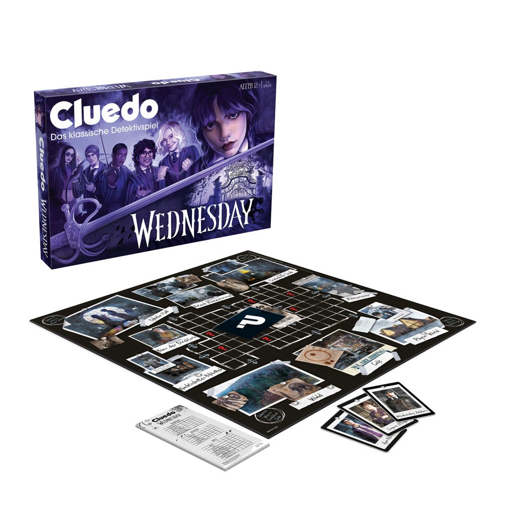 Wednesday Board Game Clue *German Version*