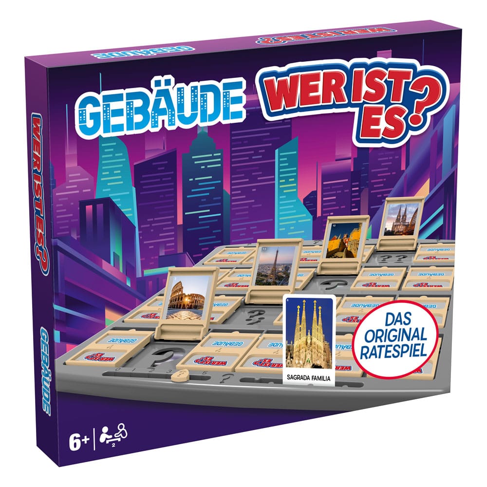 Board Game Guess Who Famous Buildings *German Version*