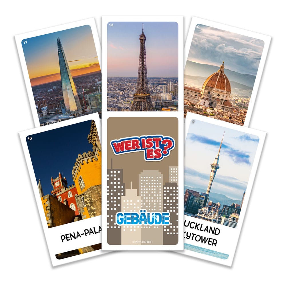 Board Game Guess Who Famous Buildings *German Version*