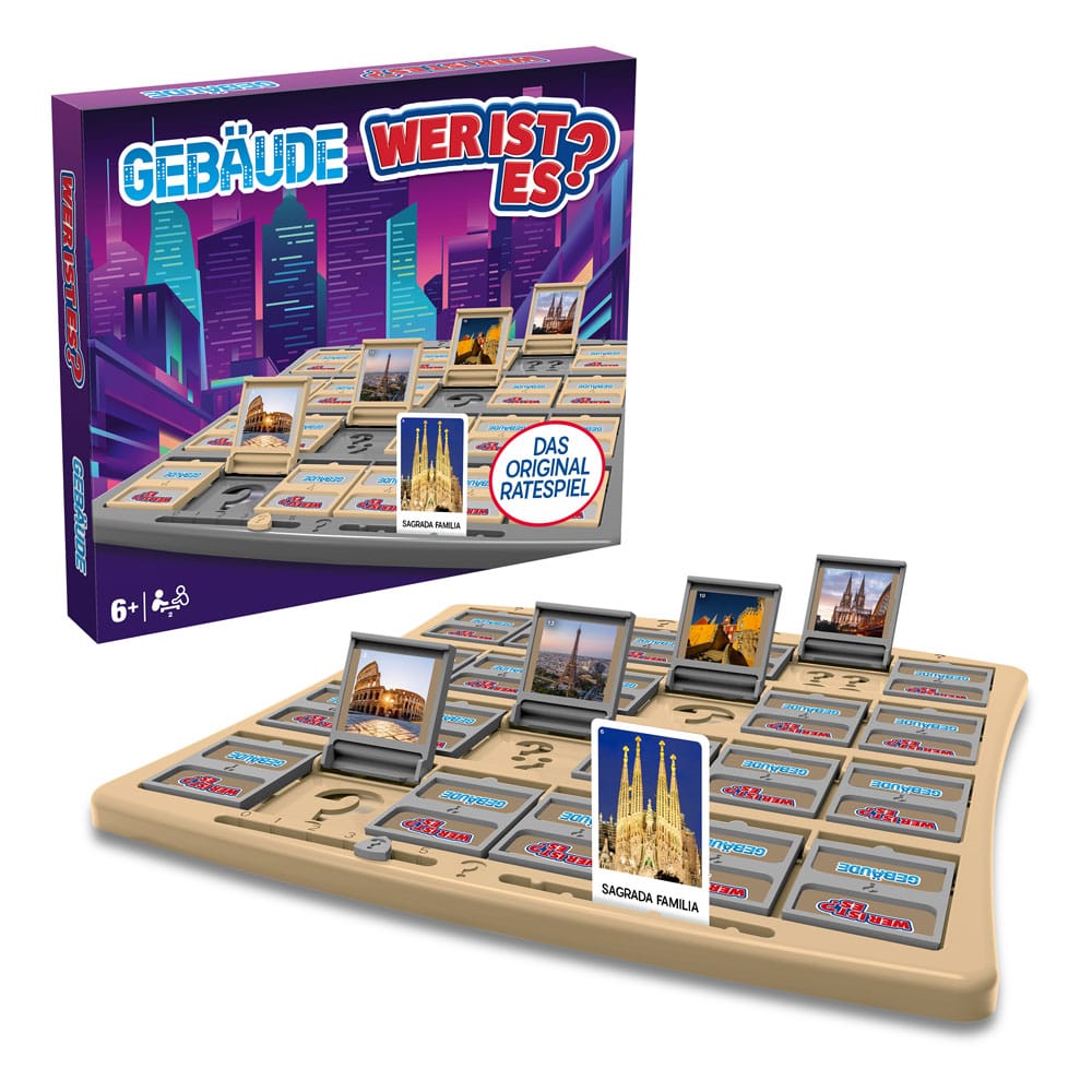 Board Game Guess Who Famous Buildings *German Version*