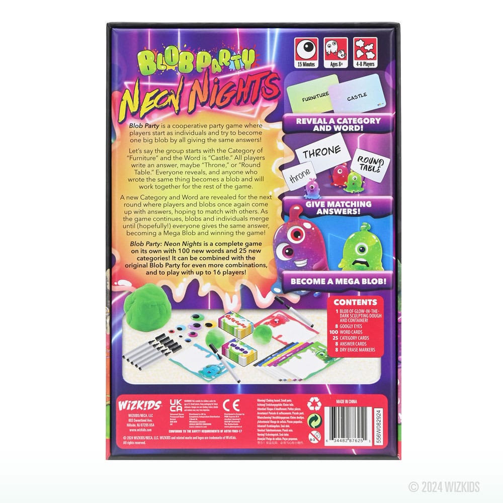 Blob Party Strategy Game Neon Nights *English Version*