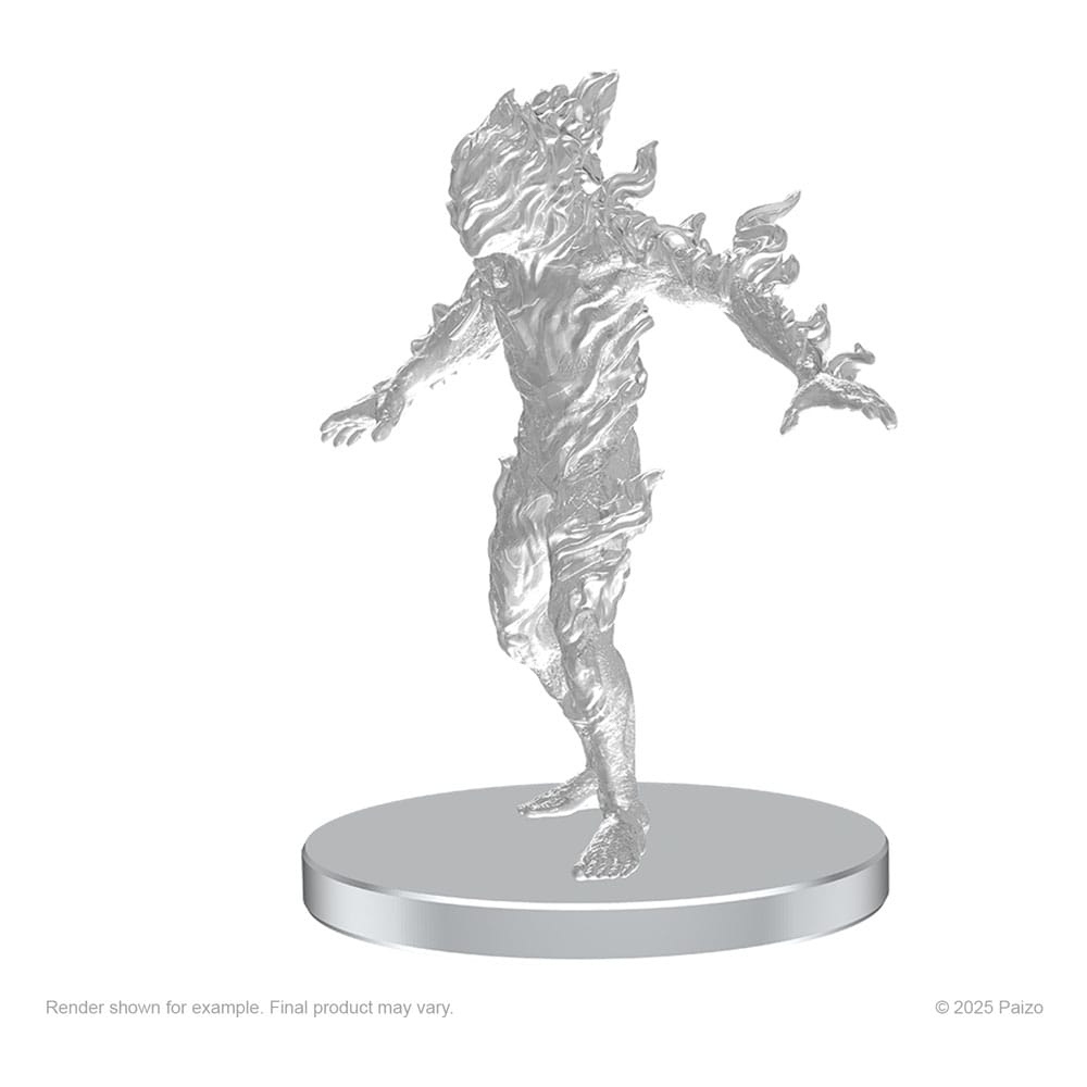 Pathfinder Deep Cuts Unpainted Miniatures Living Landslide & Living Wildfire