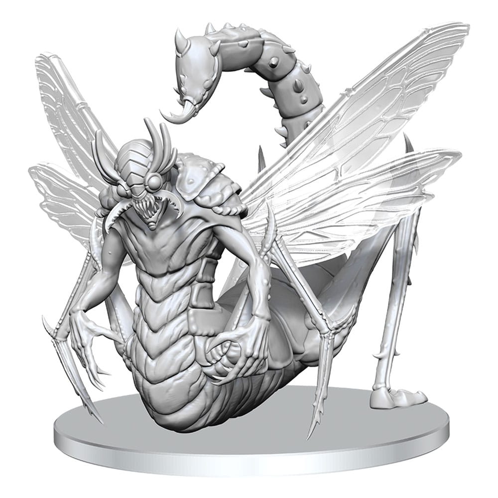 Pathfinder Deep Cuts Unpainted Miniature Derakni (Locust Demon)