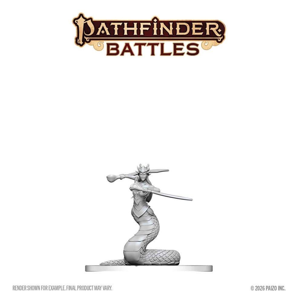 Pathfinder Battles Deep Cuts Unpainted Miniature Lamia Matriarch 13 cm