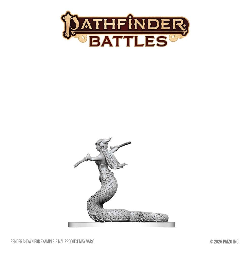 Pathfinder Battles Deep Cuts Unpainted Miniature Lamia Matriarch 13 cm