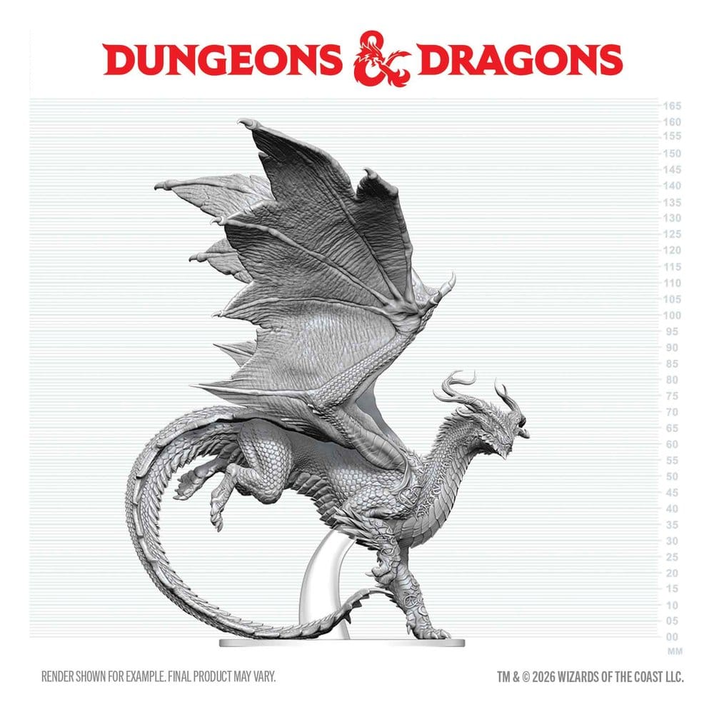 Dungeons & Dragons Nolzur's Marvelous Miniatures Unpainted Miniature Adult Spirit Dragon 24 cm