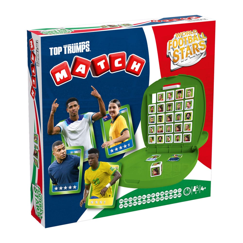 World Football Stars Top Trumps Match - The Crazy Cube Game Green Version