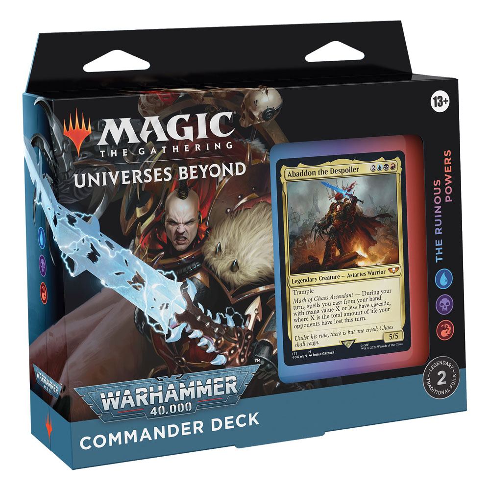 Magic the Gathering Universes Beyond: Warhammer 40,000 Commander Decks Display (4) english