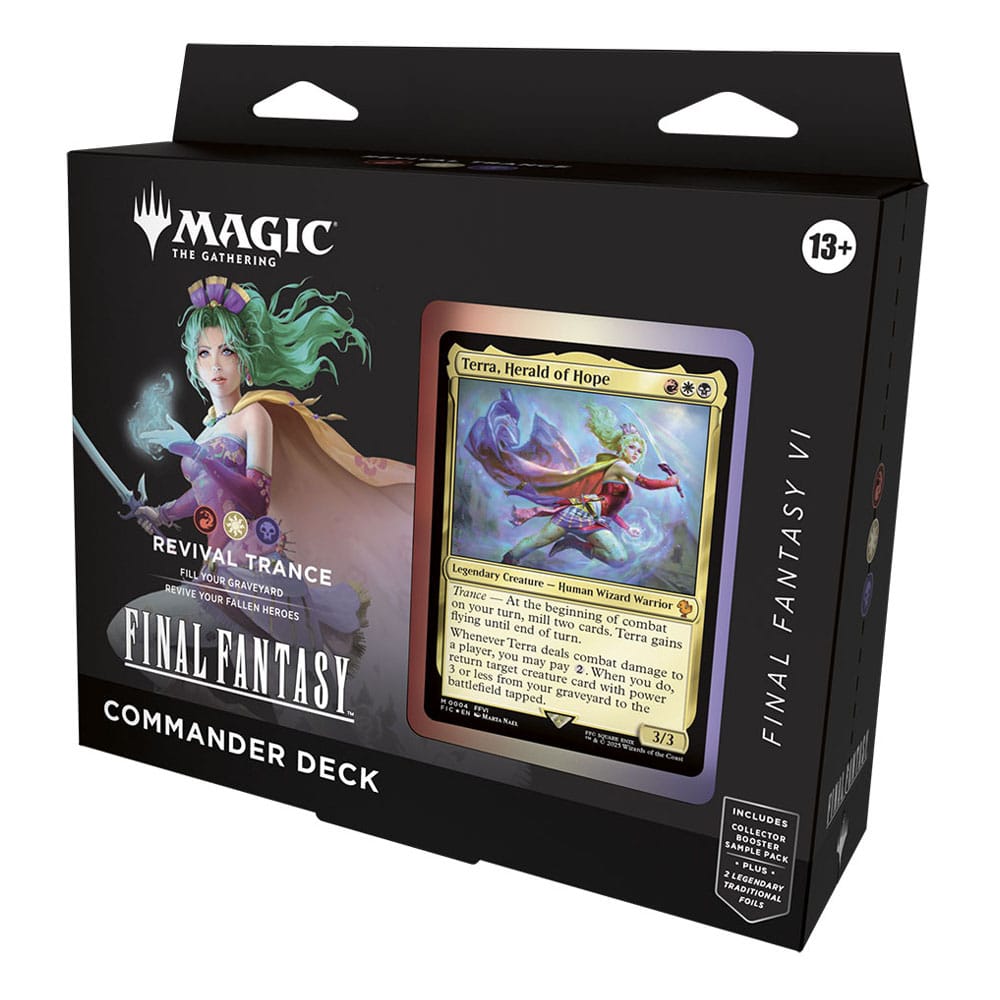Magic the Gathering Final Fantasy Commander Decks Display (4) English