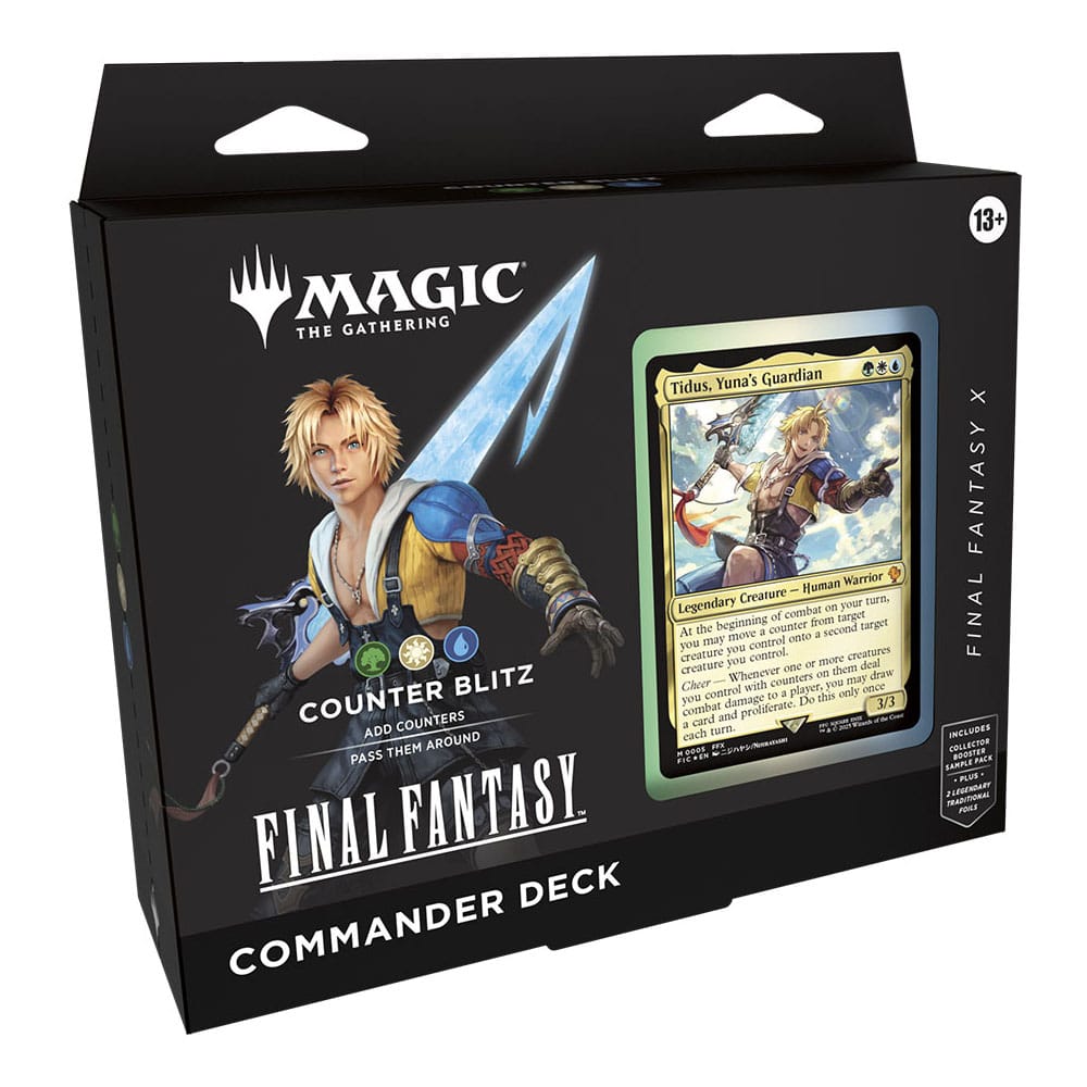Magic the Gathering Final Fantasy Commander Decks Display (4) English