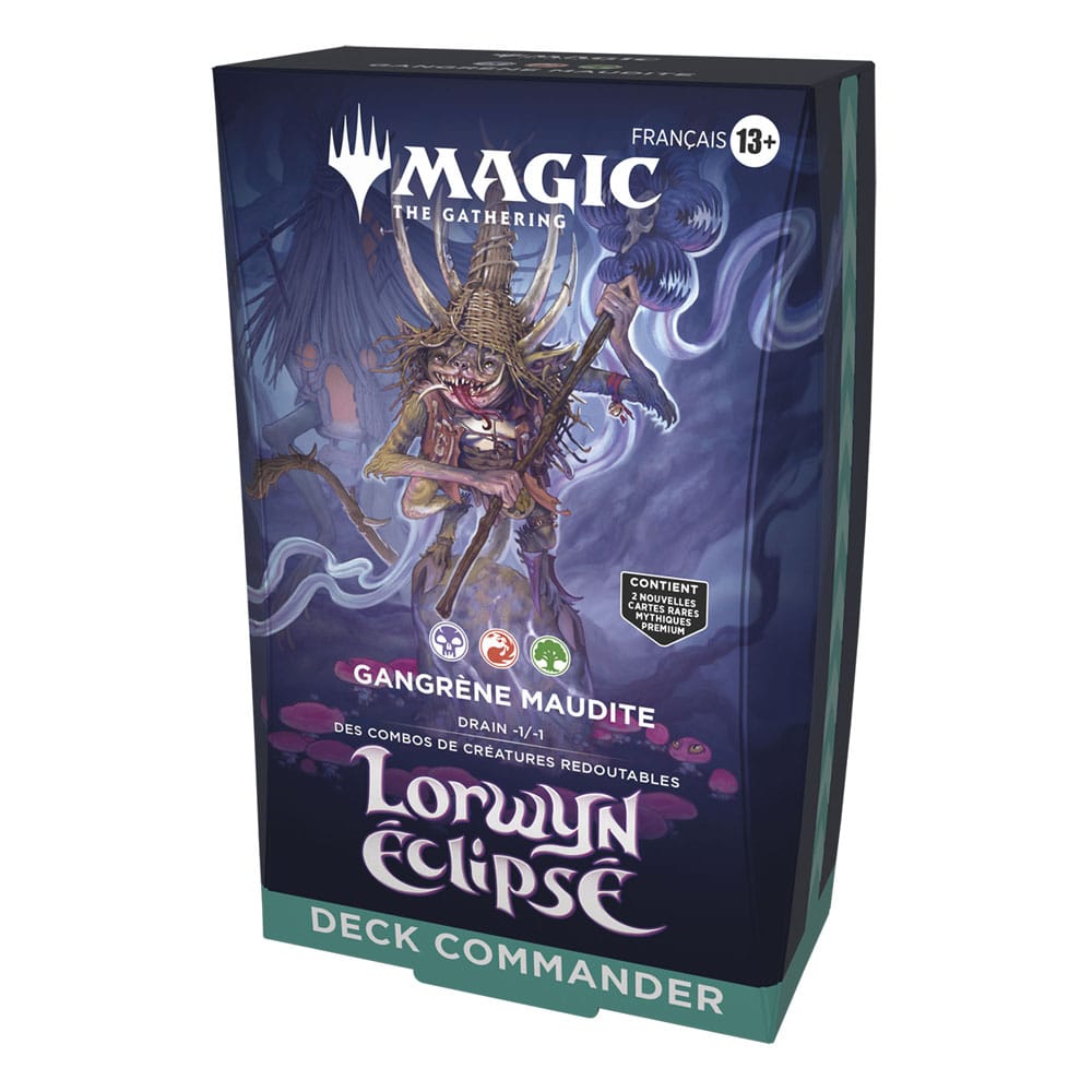 Magic the Gathering Lorwyn éclipsé Commander Decks Display (4) french