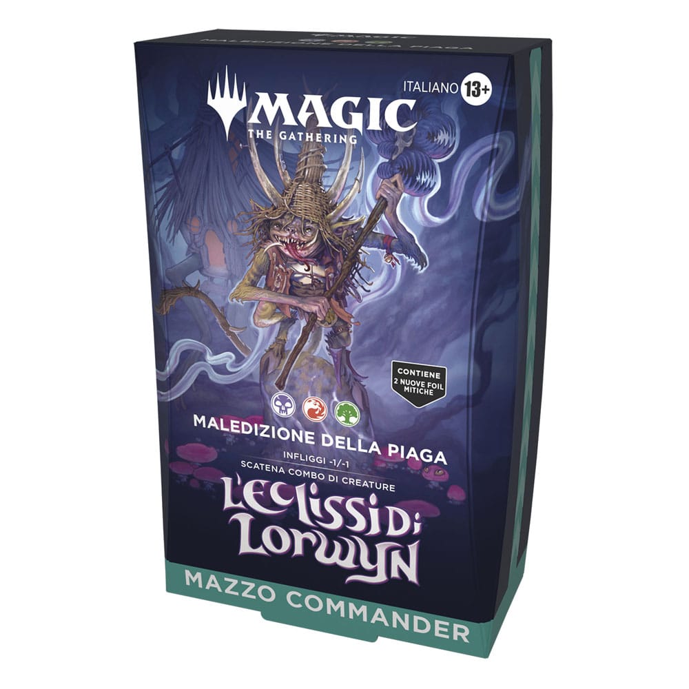 Magic the Gathering L'Eclissi di Lorwyn Commander Decks Display (4) italian