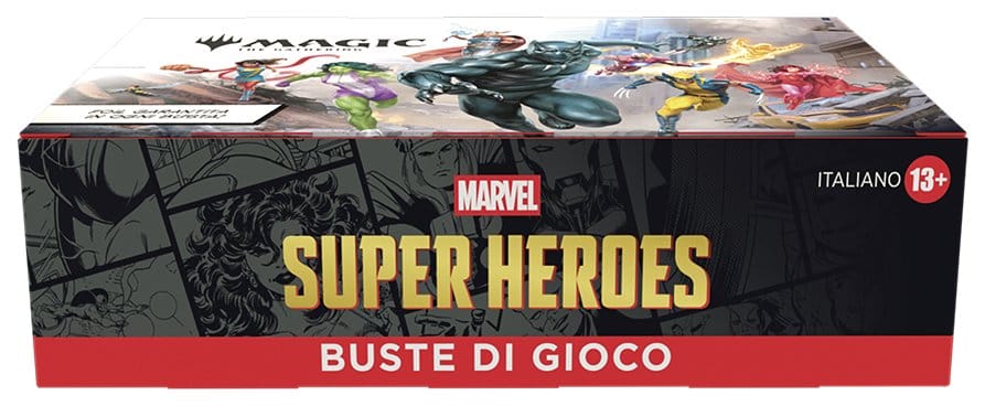 Magic the Gathering Marvel Super Heroes Play Booster Display (30) italian