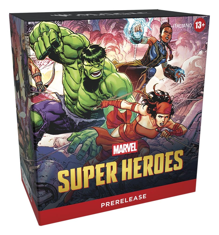 Magic the Gathering Marvel Super Heroes Prerelease Packs Case (15) Italian