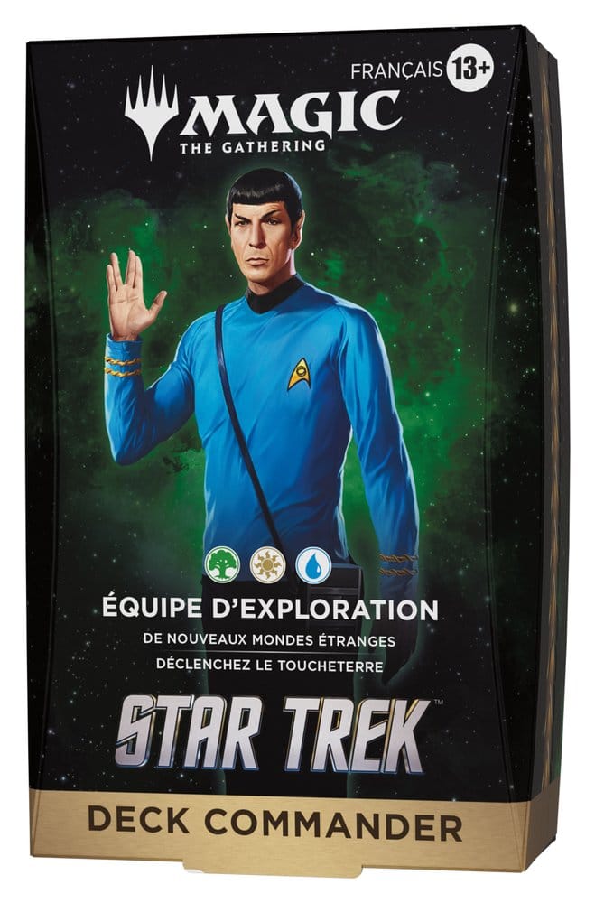 Magic the Gathering Star Trek Commander Decks Case (4) french