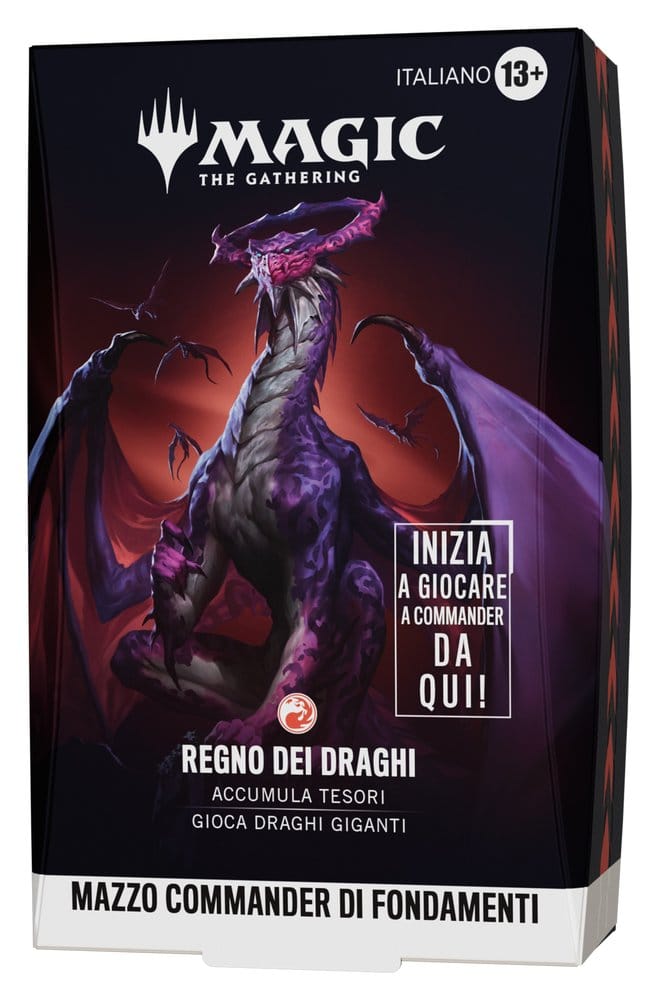 Magic the Gathering Foundations Commander Decks Case (5) Italian