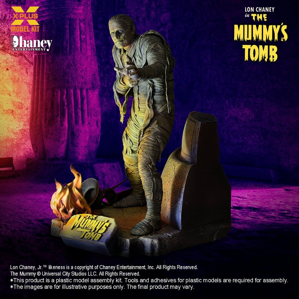 Universal Monsters Plastic Model Kit 1/8 Lon Chaney, Jr. as Mummy (Repro) 23 cm