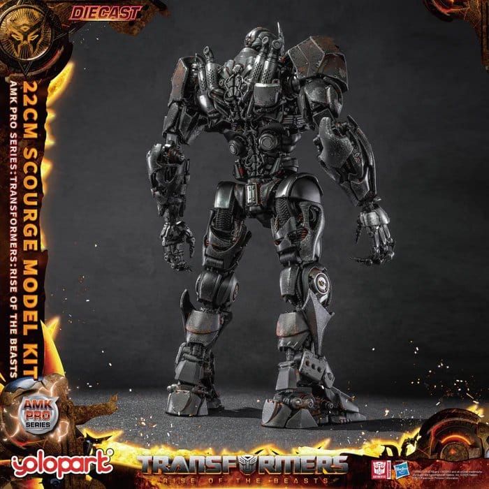 Transformers: Rise of the Beasts AMK Pro Series Model Kit Scourge (Oversea Version) 22 cm