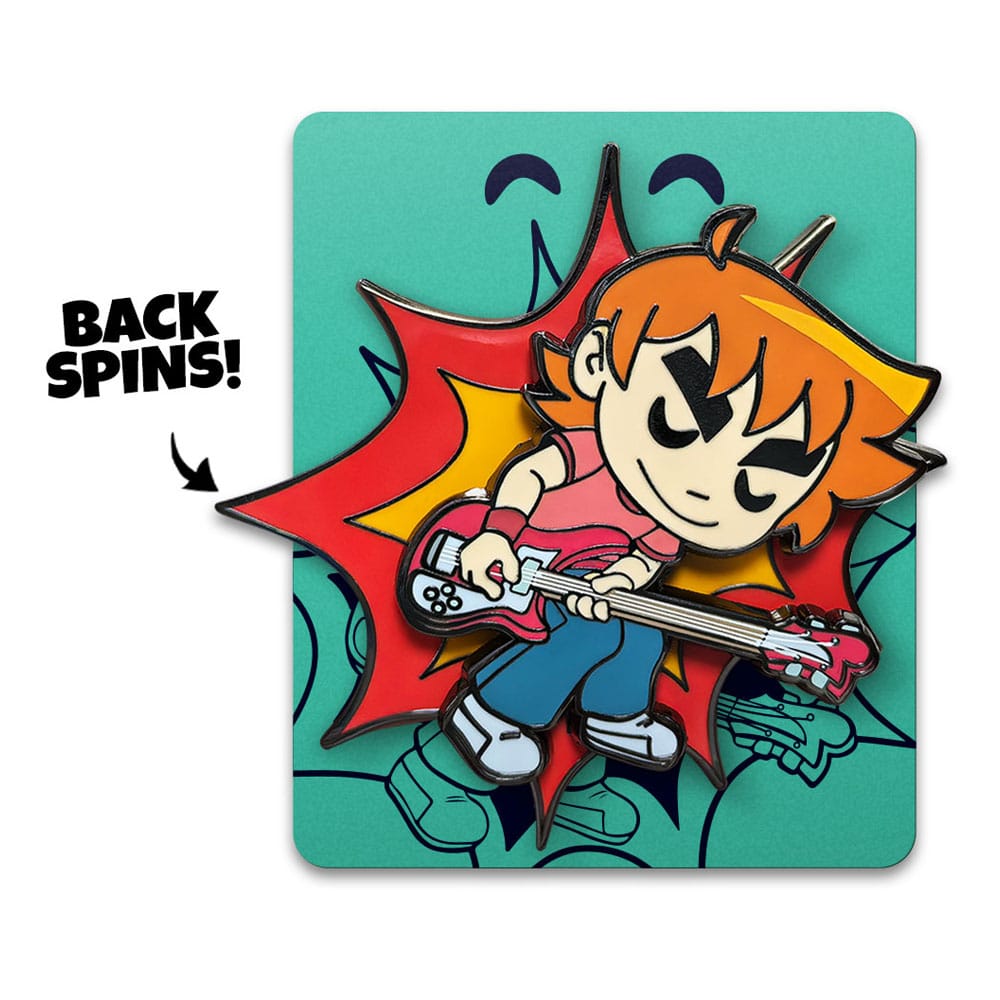 Scott Pilgrim Pin Badge Scott Playing Guitar 5 cm