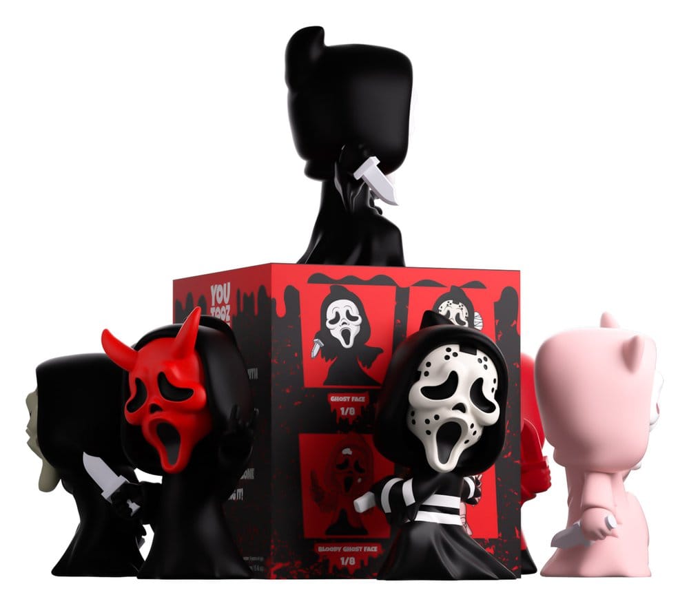 Ghost Face Mini Figures Blind Box Assortment (8)