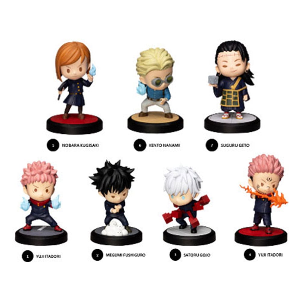 Jujutsu Kaisen Hero Box Cursed Series Mini Figures 8 cm Display (6)