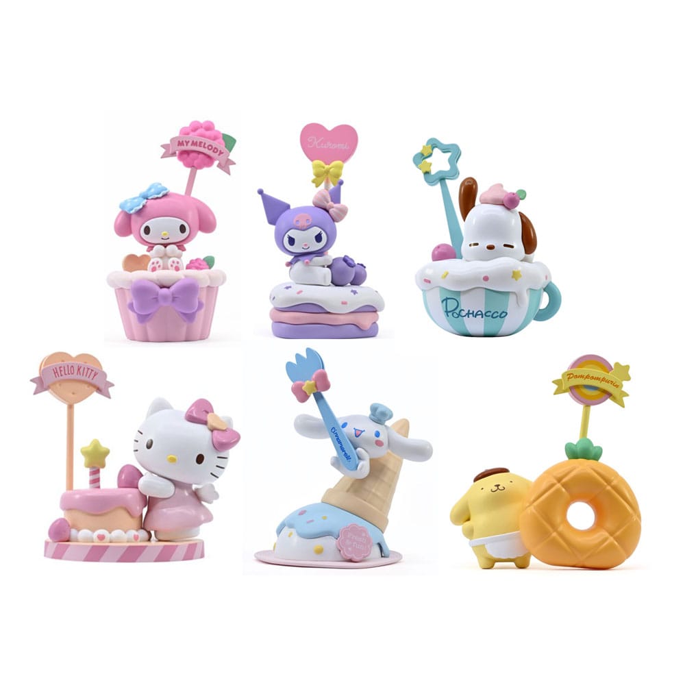 Sanrio Memo Stand Party Time Series Mini Figures Hello Kitty and Friends 5 cm Display (12)