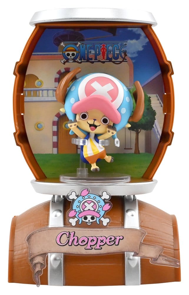 One Piece Barrel Capsule Mini Figures 9 cm Blind Box Display (6)
