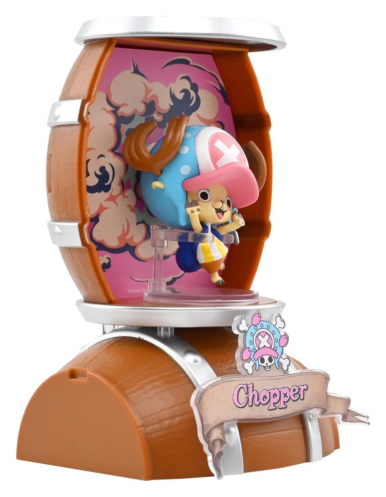 One Piece Barrel Capsule Mini Figures 9 cm Blind Box Display (6)