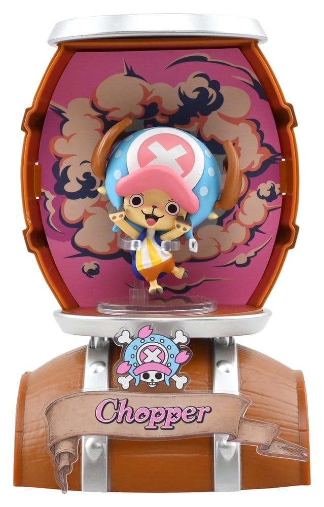 One Piece Barrel Capsule Mini Figures 9 cm Blind Box Display (6)
