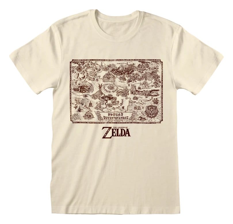 The Legend of Zelda T-Shirt Map Of Kingdom Size XXL