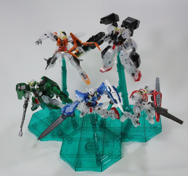 *Sjælden* HG Gundam 00 1ST Season Clear Set 1/144 5 stk. gundams! - gundam-store.dk