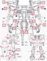 D.L Model Decal - UC59 - MG RX-178 Gundam MK-II Ver. 2.0 A.E.U.G  1/100