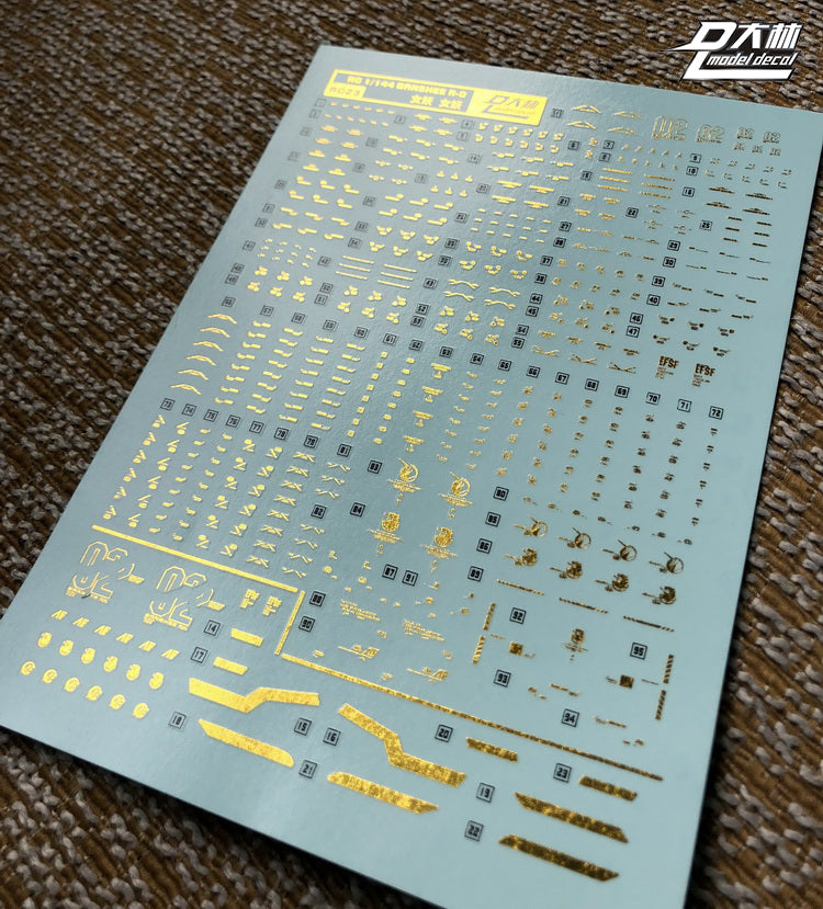 D.L Model Decal - RG23 - RG Banshee Norn 1/144 Gold