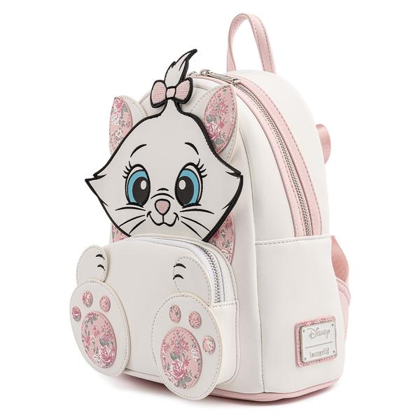 Disney Loungefly Mini Rygsæk - Marie Floral Footsy Backpack