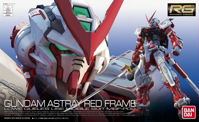 RG Gundam Astray Red Frame 1/144 - gundam-store.dk
