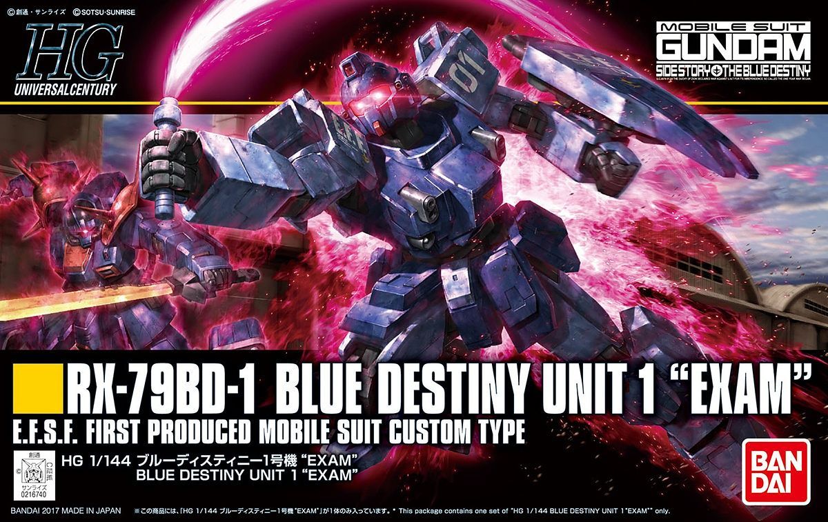 HG RX-79BD-1 - Blue Destiny Unit 1 "Exam" 1/144