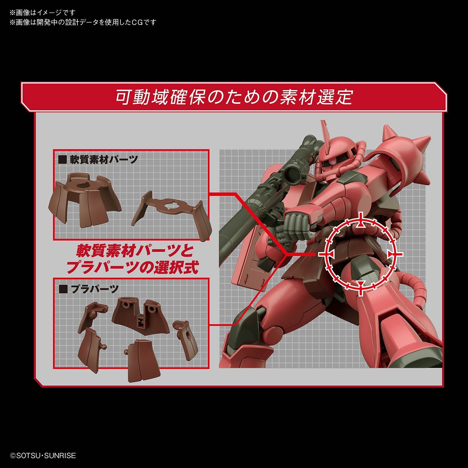 HG Char's Zaku II MS-06S 1/144