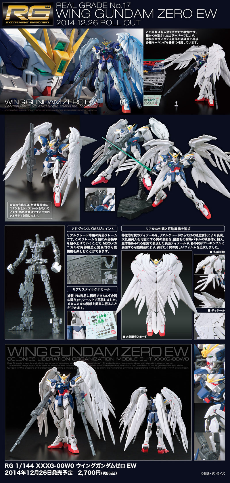 RG Gundam Wing Zero EW 1/144
