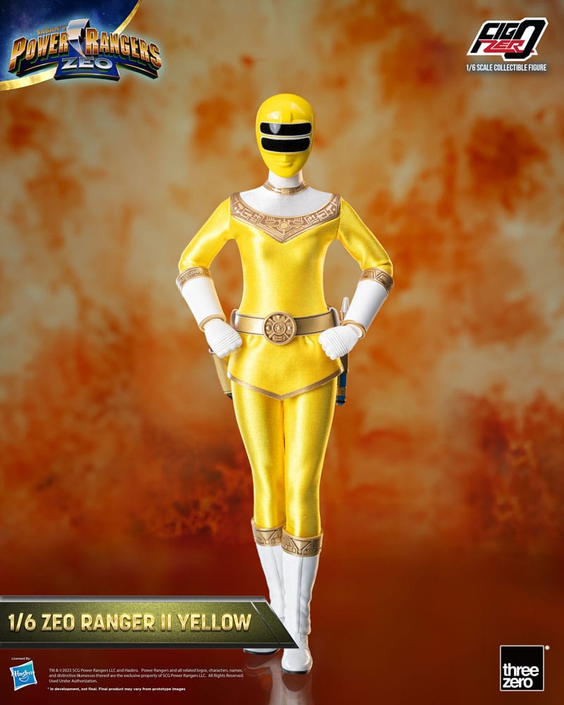 Power Rangers Zeo FigZero Action Figure 1/6 Ranger II Yellow 30 cm
