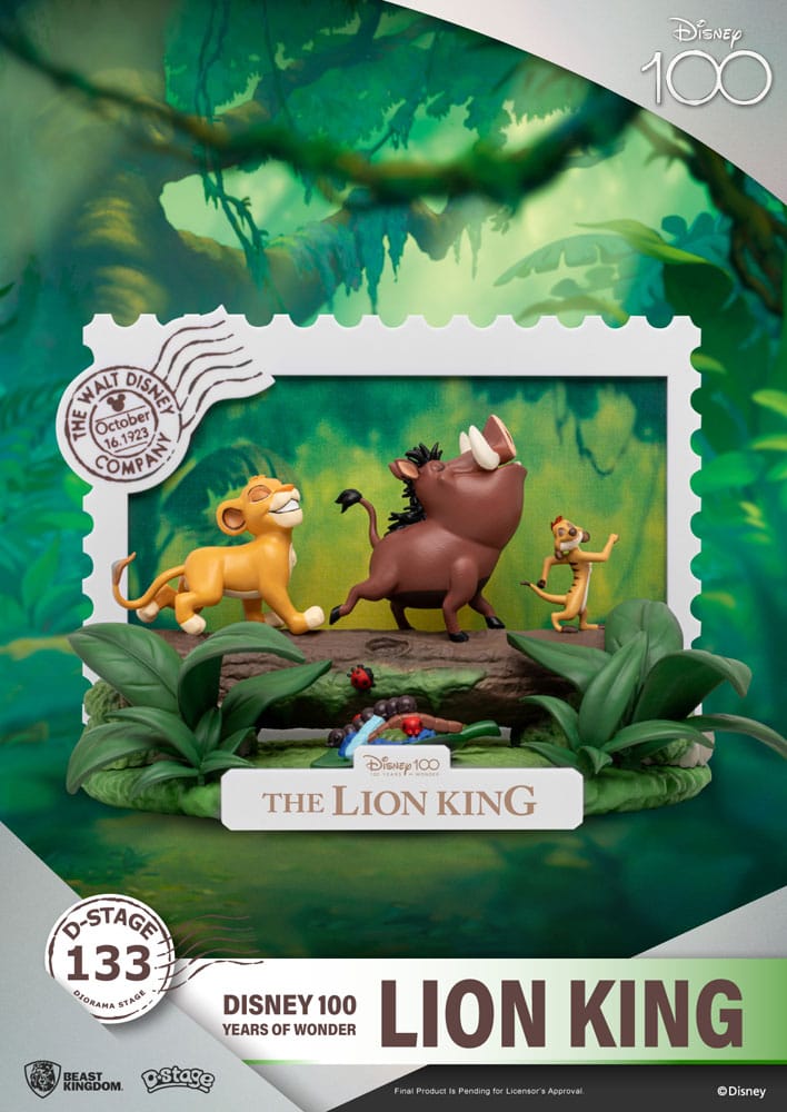 Disney 100 Years of Wonder D-Stage PVC Diorama Lion King 10 cm